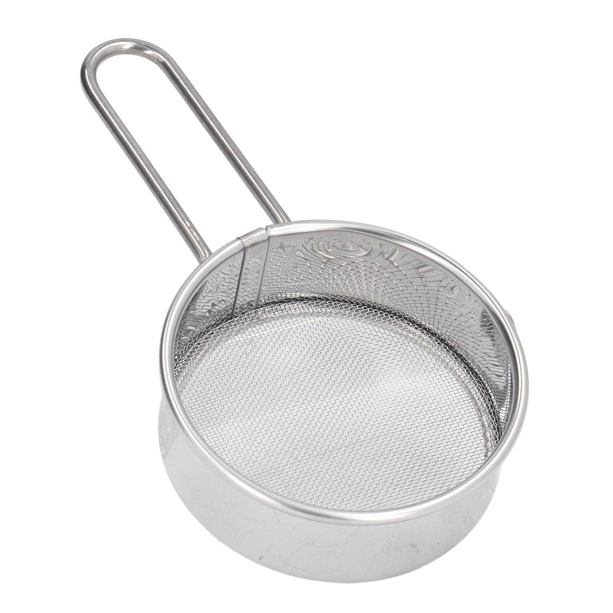 Mini Round Flour Sieve 304 Stainless Steel Fine 40 Mesh Small Professional Flour Strainer for Home Bakeries Cake Shops One Mini Flour Sieve