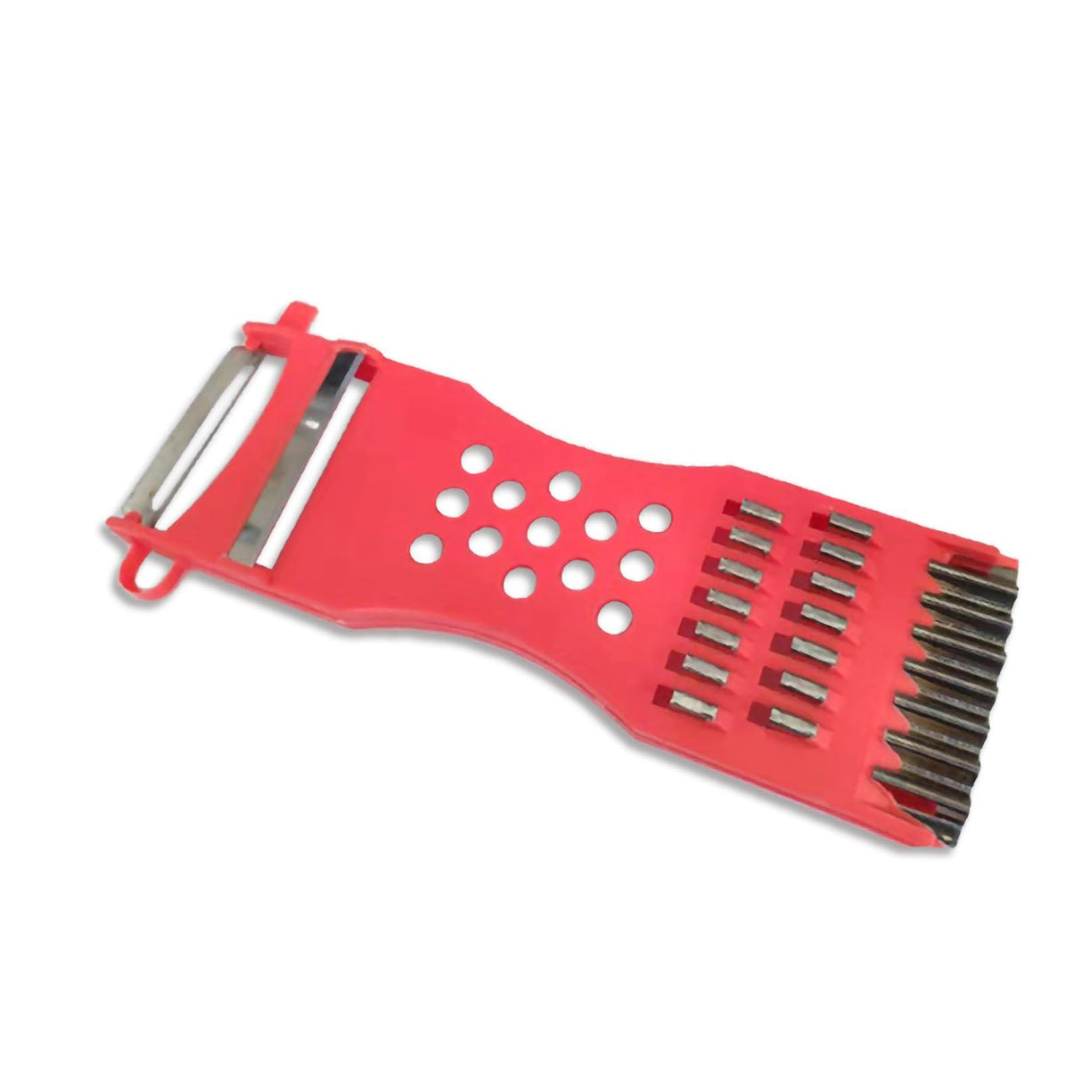 Multipurpose Peeler Vegetable Versatile Grater Kitchen Gadget Household Products Red Mini B(boxed)