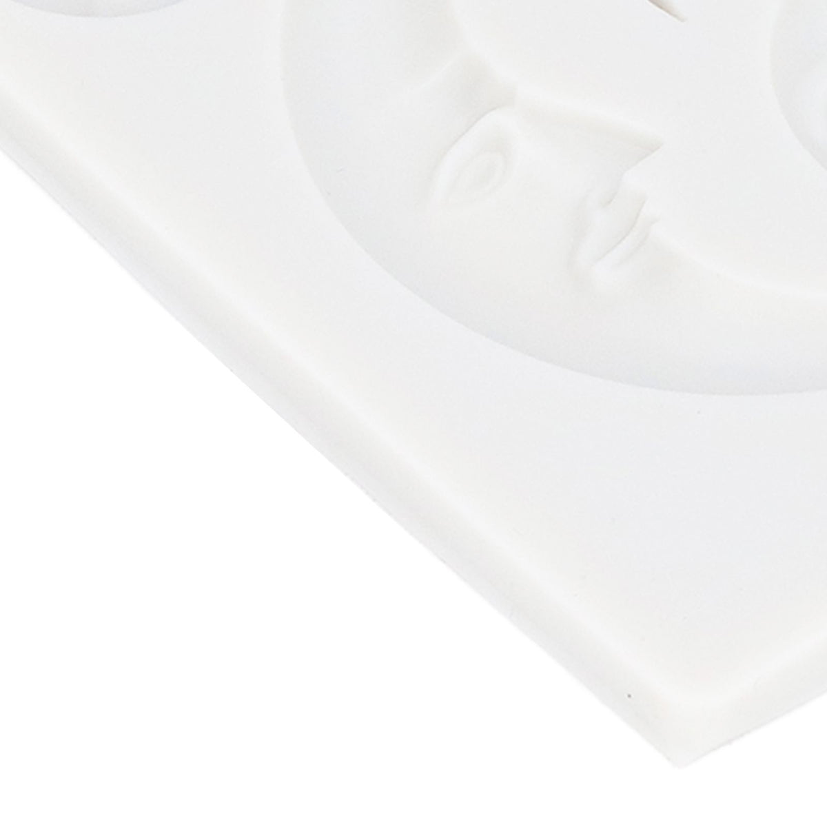 Silicone Fondant Mold Star Moon Face Nonstick Food Grade Silicone Reusable Heat Resistant Odorless Chocolate Molds