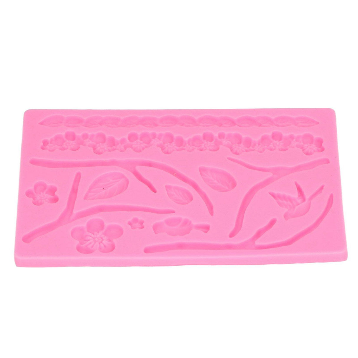 Branch Flowers Silicone Mould Food Grade Materials Various Shapes DIY Cake Silicone Mold for Muffins Fudge Bread Chcolate