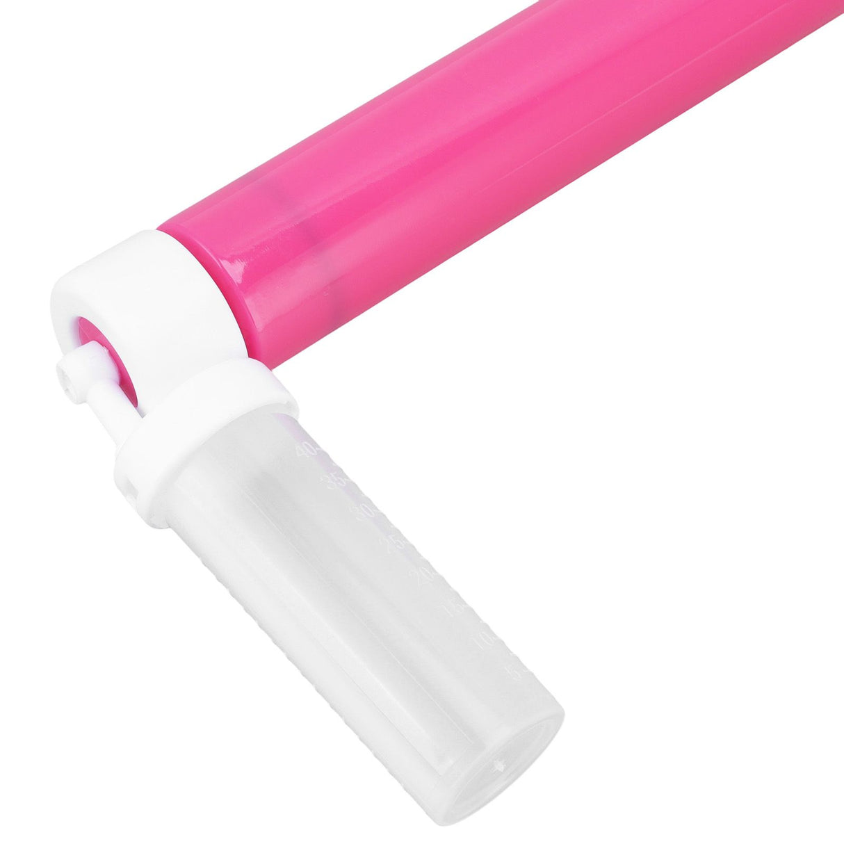 Manual Cake Airbrush DIY Multiple Colors Leakage Proof Plastic Cake Airbrush Pump with Transparent Tank for Cake Rose Red