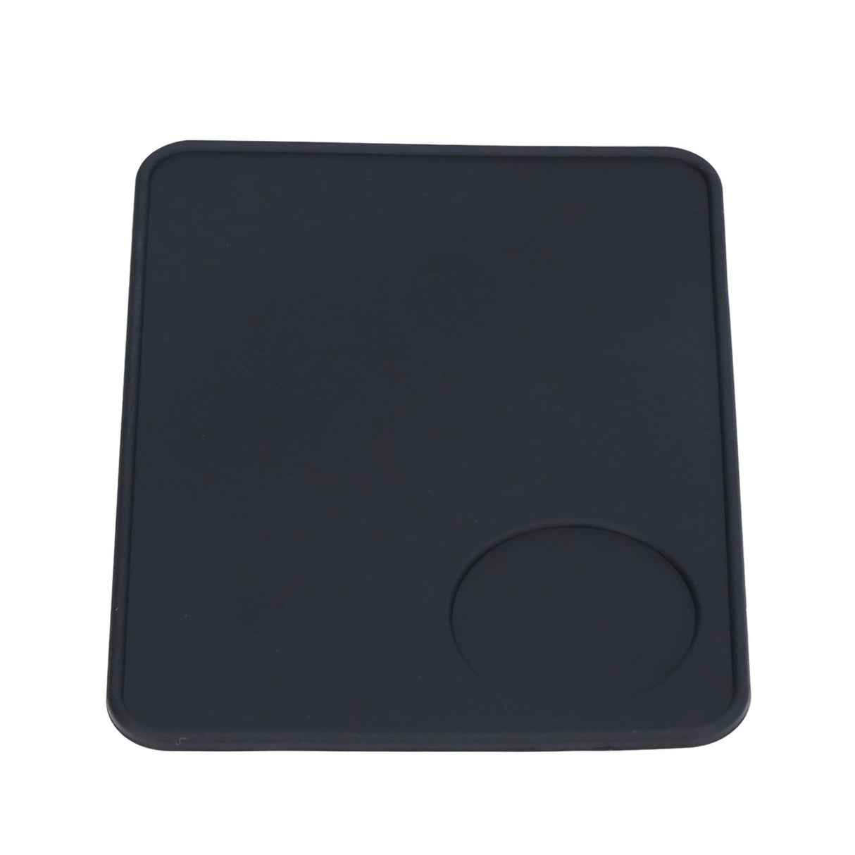 Coffee Tamping Mat Soft Flexible Black Food Grade Silicone Odorless Non Slip Coffee Corner Tamper Mat