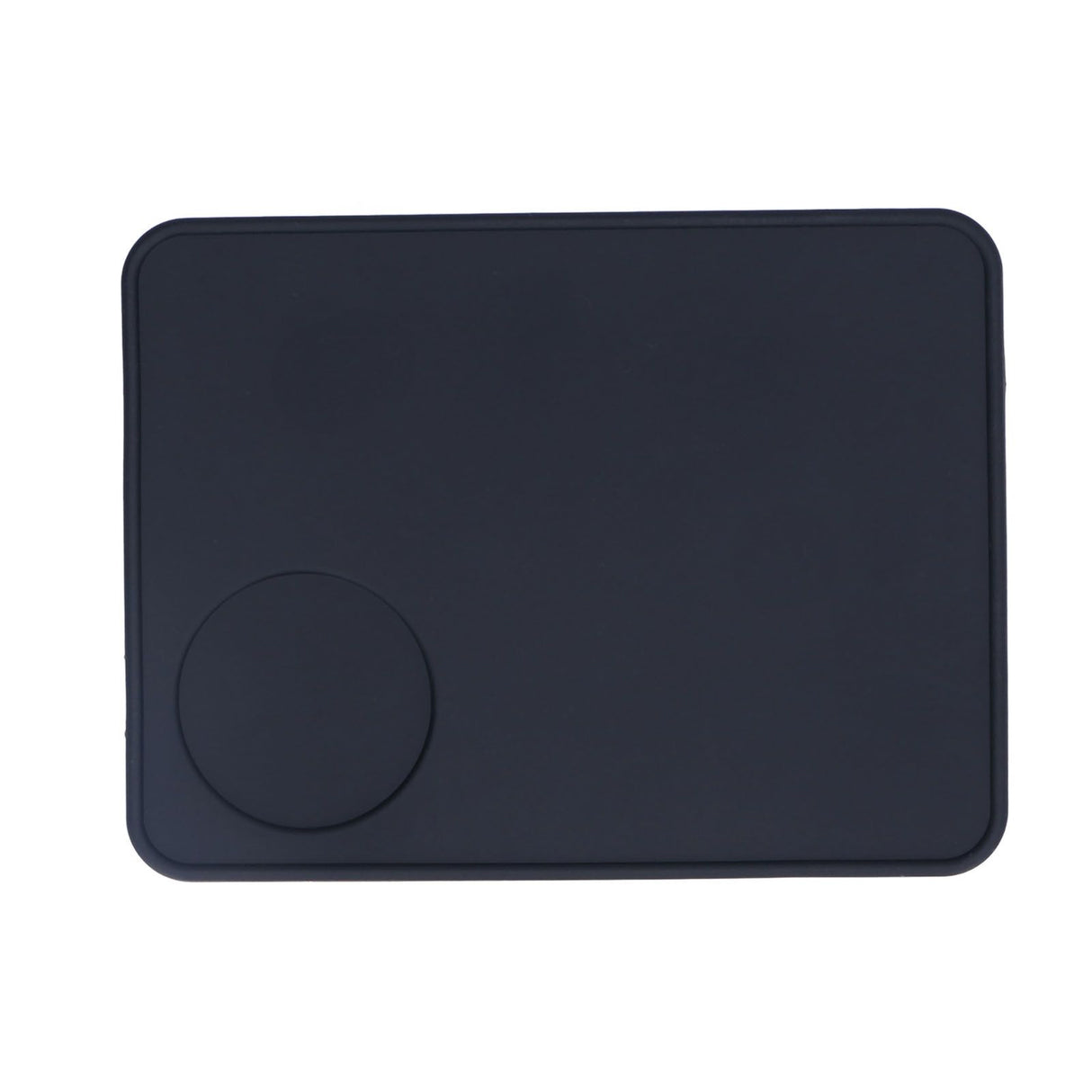 Coffee Tamping Mat Soft Flexible Black Food Grade Silicone Odorless Non Slip Coffee Corner Tamper Mat