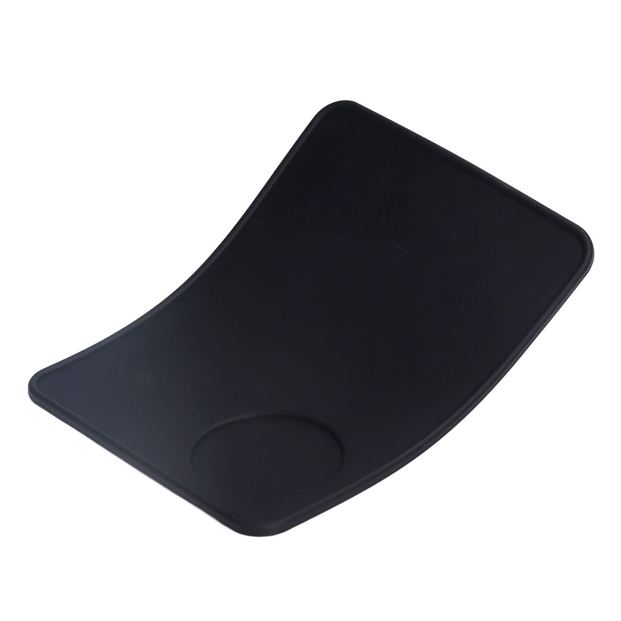 Coffee Tamping Mat Soft Flexible Black Food Grade Silicone Odorless Non Slip Coffee Corner Tamper Mat