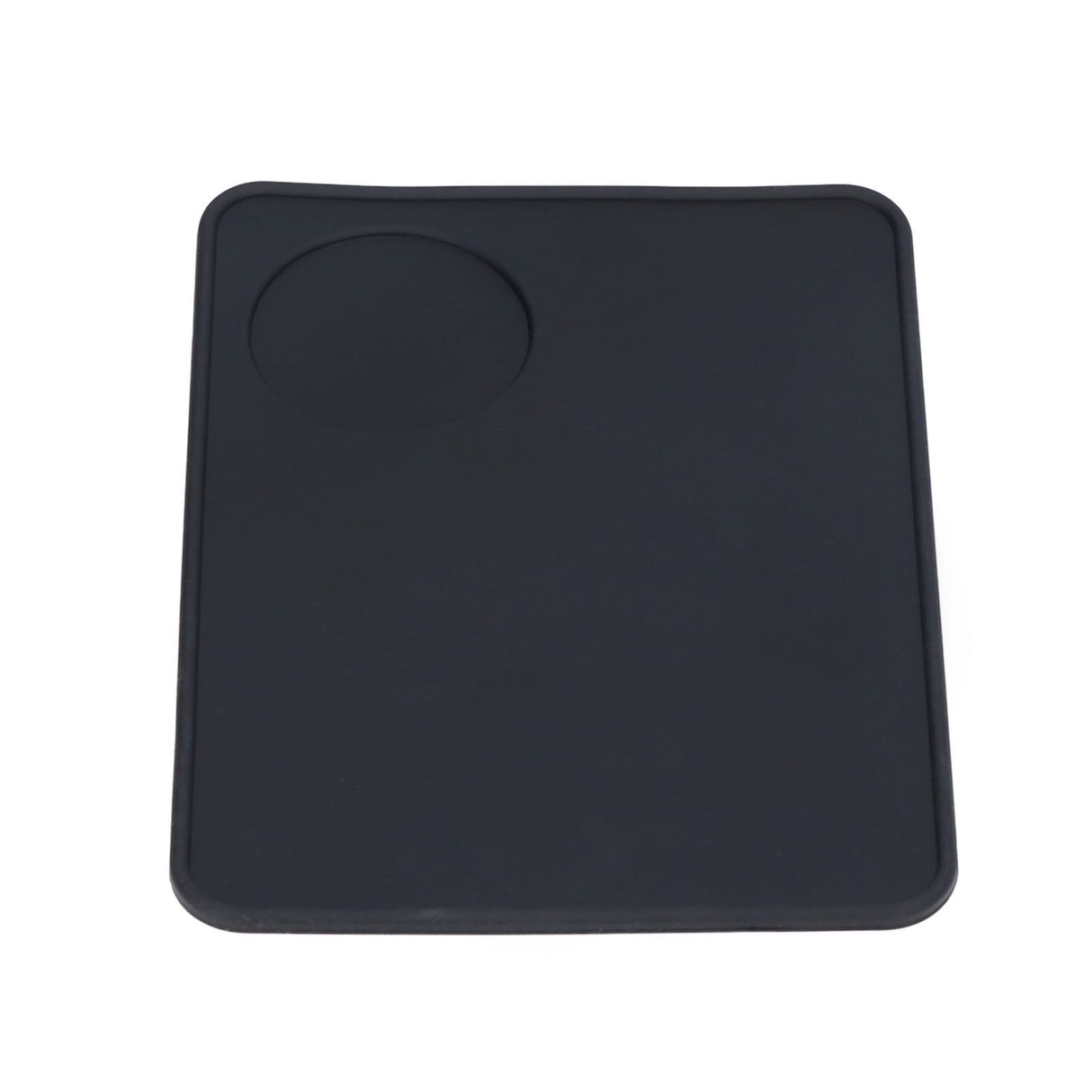 Coffee Tamping Mat Soft Flexible Black Food Grade Silicone Odorless Non Slip Coffee Corner Tamper Mat