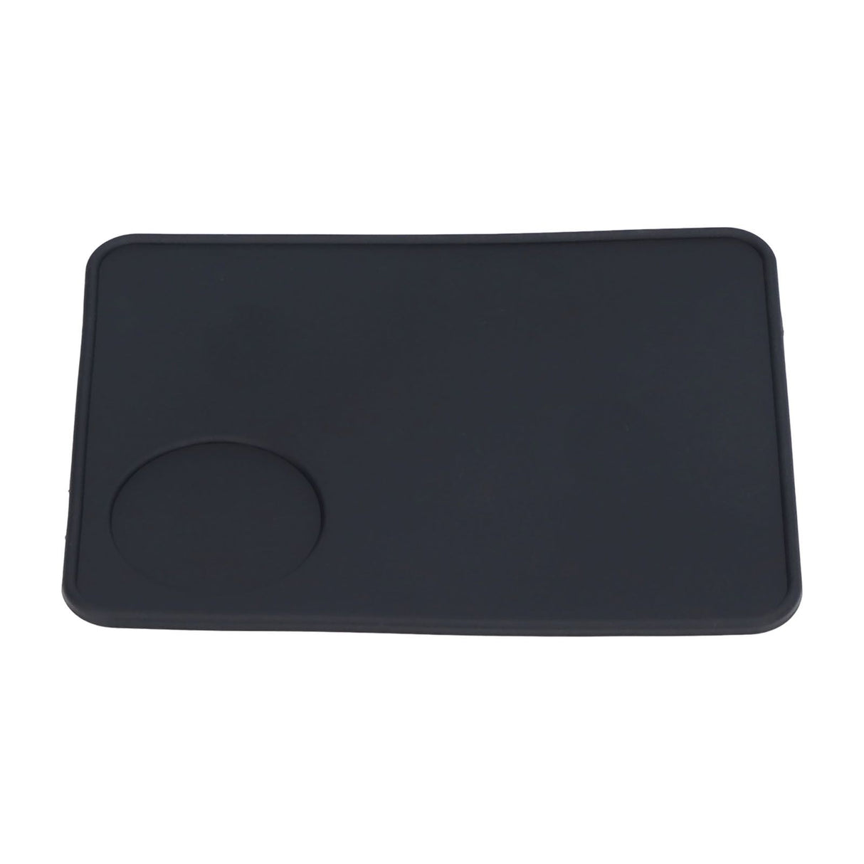 Coffee Tamping Mat Soft Flexible Black Food Grade Silicone Odorless Non Slip Coffee Corner Tamper Mat