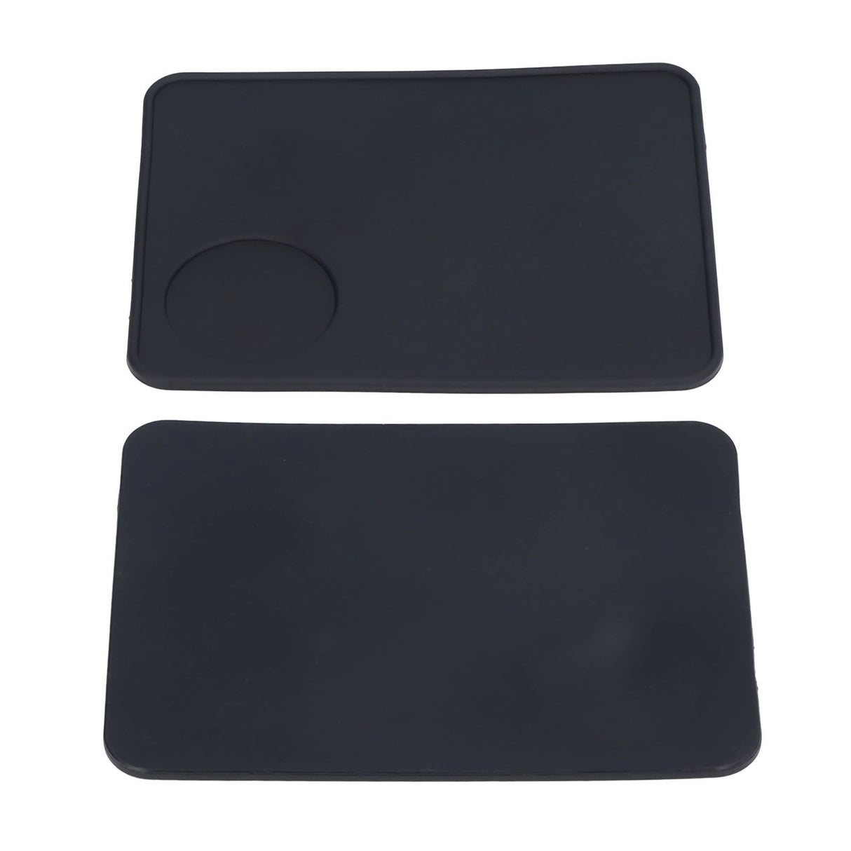 Coffee Tamping Mat Soft Flexible Black Food Grade Silicone Odorless Non Slip Coffee Corner Tamper Mat