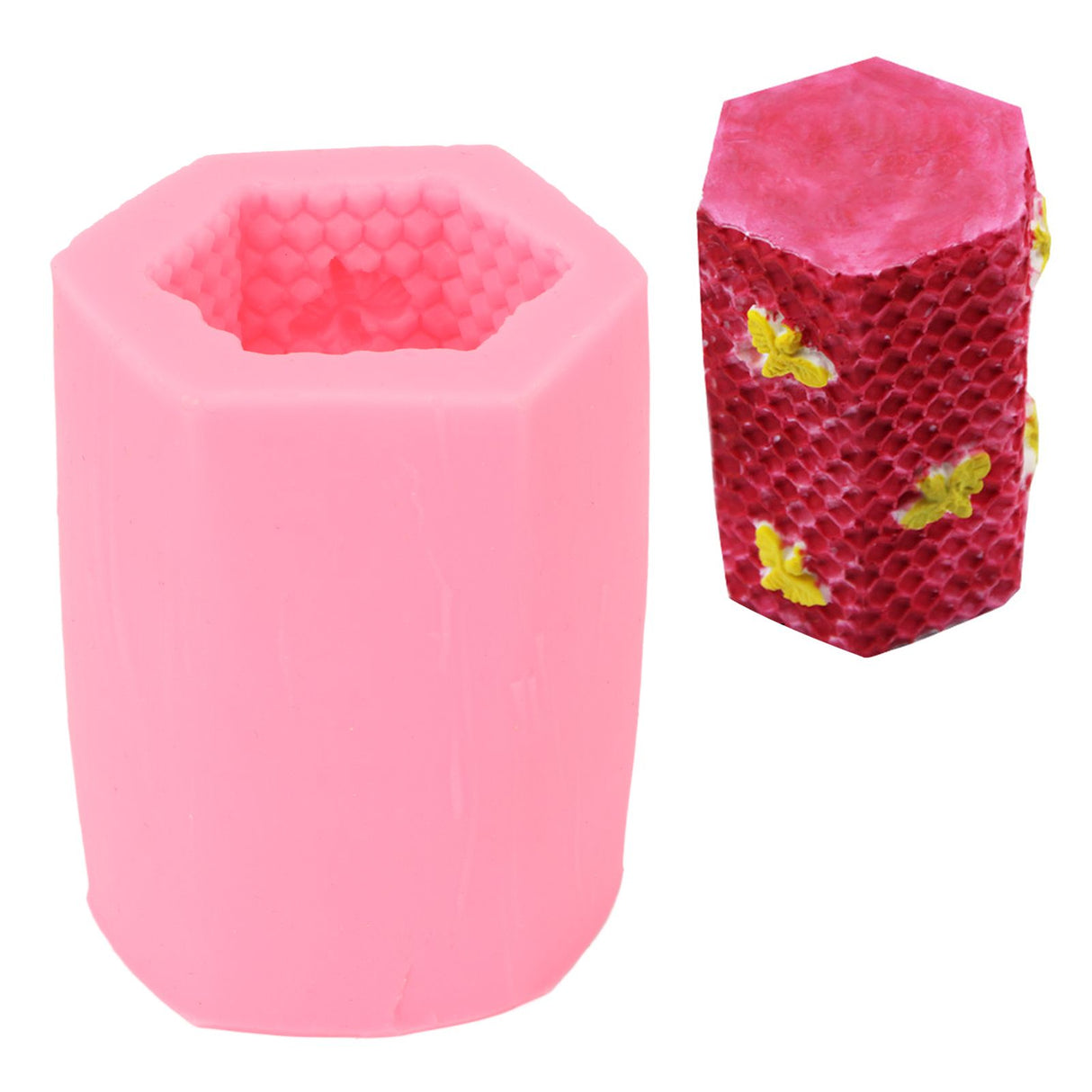Beehive with Bee Silicone Mold Fondant Cake Chocolate Decoration Molds for DIY Baking Tool