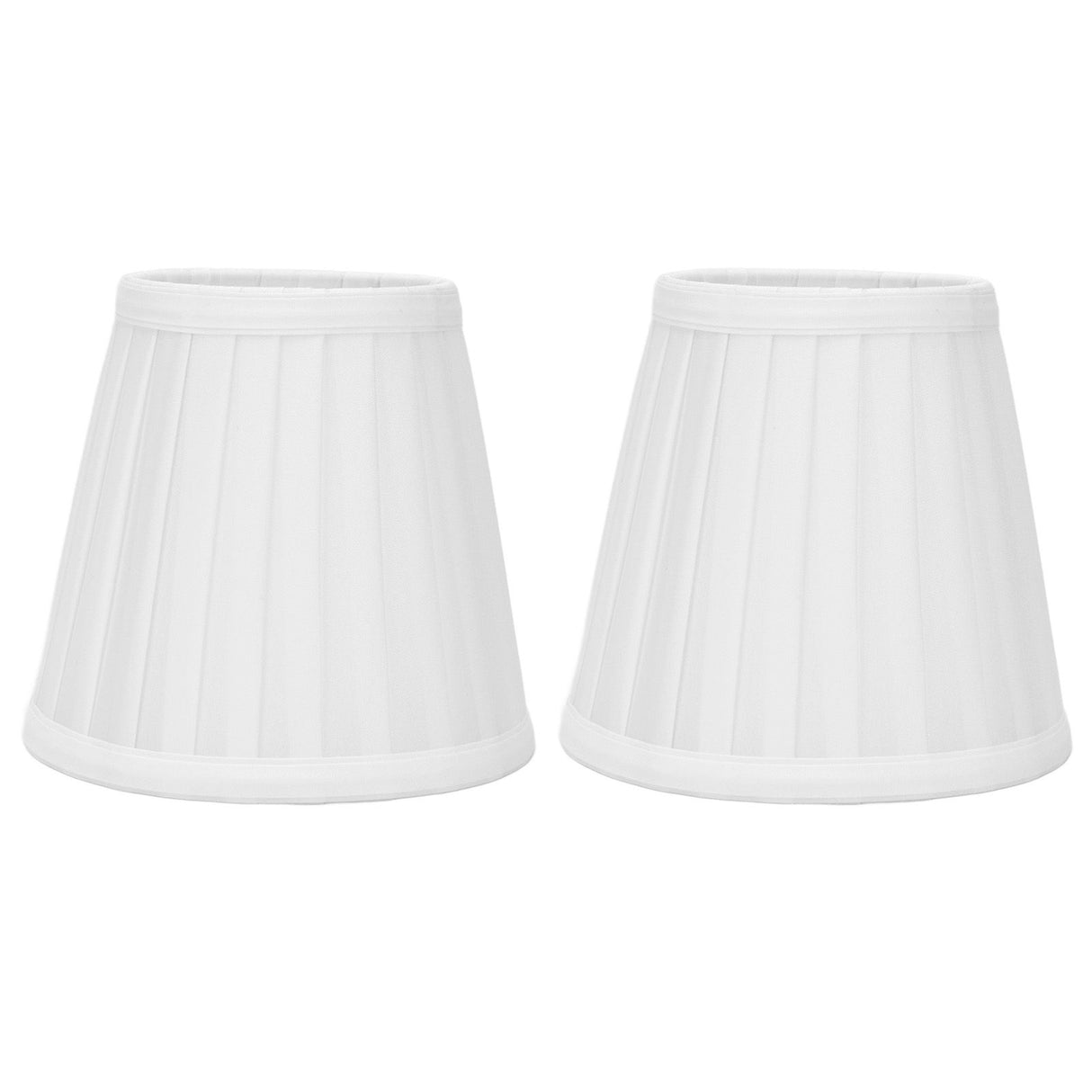 2 Pcs Double Small Lamp Shade Clip On Bulb Comfortable Material Barrel Fabric Lampshade for Table Chandelier Wall LampPX07