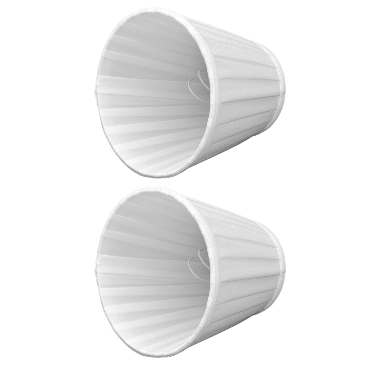 2 Pcs Double Small Lamp Shade Clip On Bulb Comfortable Material Barrel Fabric Lampshade for Table Chandelier Wall LampPX07