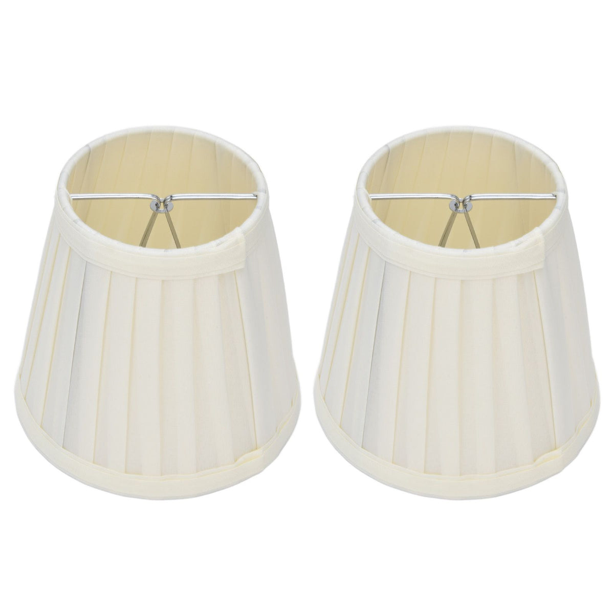 2 Pcs Double Small Lamp Shade Clip On Bulb Comfortable Material Barrel Fabric Lampshade for Table Chandelier Wall LampPX30