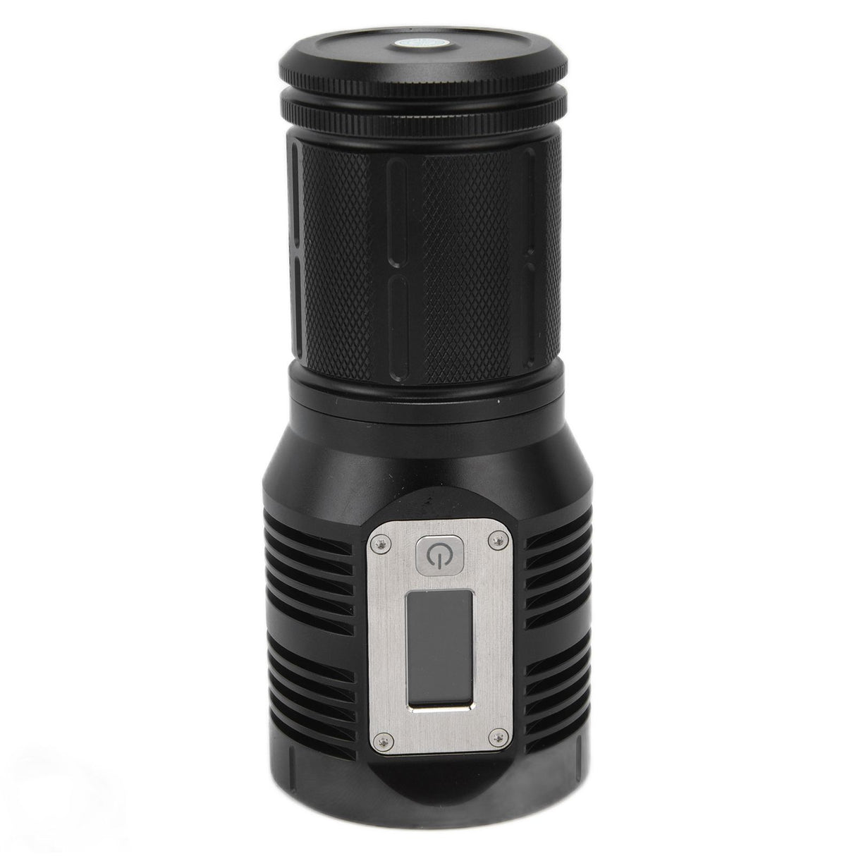 Strong Light Flashlight Digital Display Rainproof Rechargeable Flashlight for Camping Emergency Lighting Work