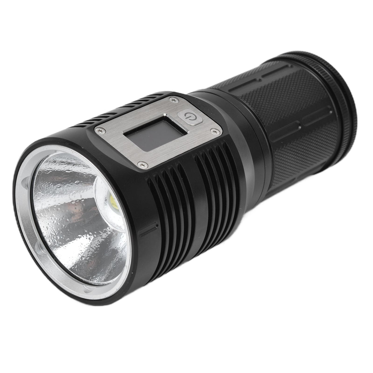 Strong Light Flashlight Digital Display Rainproof Rechargeable Flashlight for Camping Emergency Lighting Work