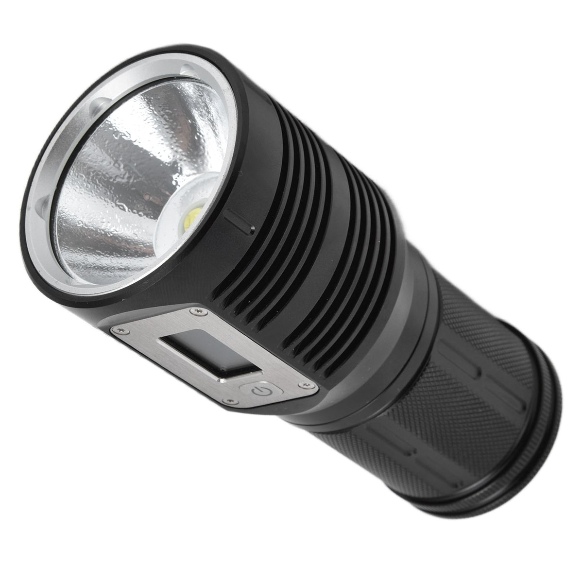 Strong Light Flashlight Digital Display Rainproof Rechargeable Flashlight for Camping Emergency Lighting Work