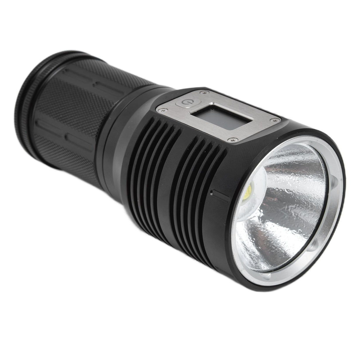 Strong Light Flashlight Digital Display Rainproof Rechargeable Flashlight for Camping Emergency Lighting Work