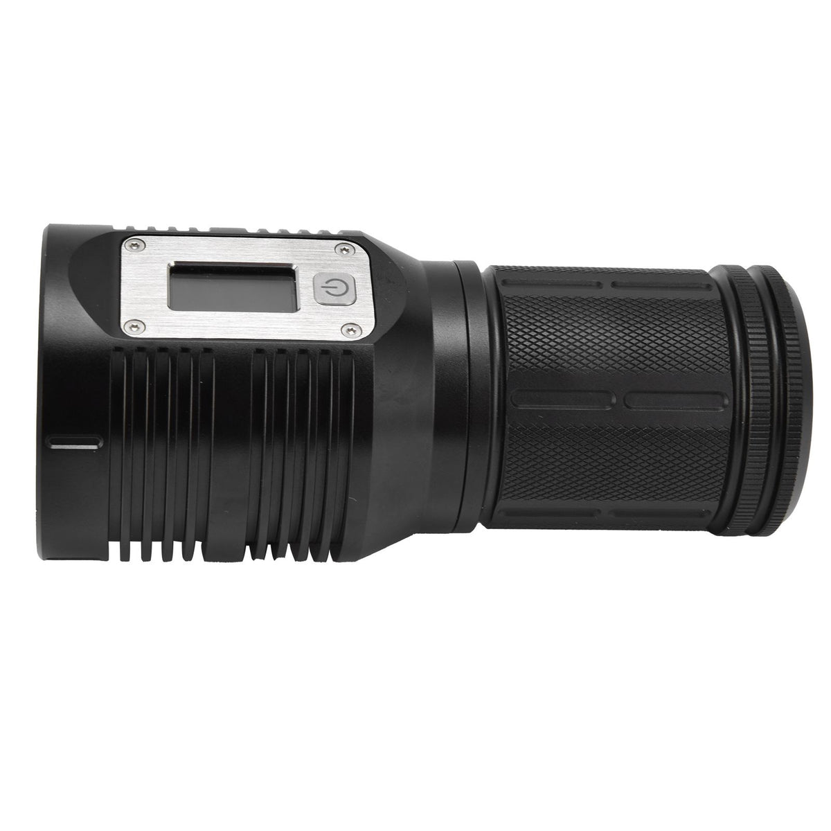 Strong Light Flashlight Digital Display Rainproof Rechargeable Flashlight for Camping Emergency Lighting Work