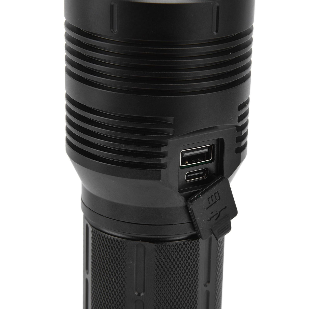 Strong Light Flashlight Digital Display Rainproof Rechargeable Flashlight for Camping Emergency Lighting Work