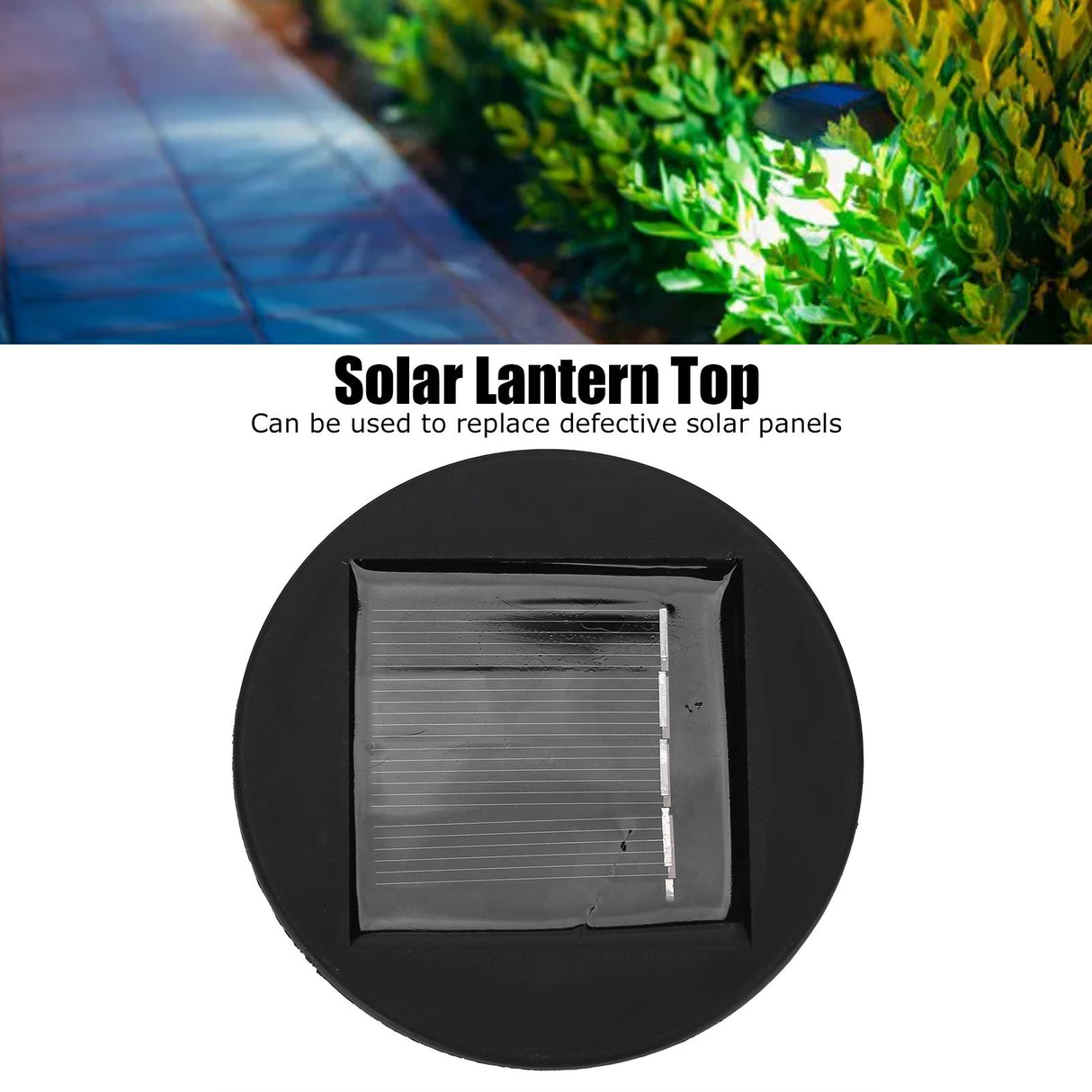 Solar Lights Replacement Top 7lm LED Solar Replacement Top for Outdoor Hanging Lanterns