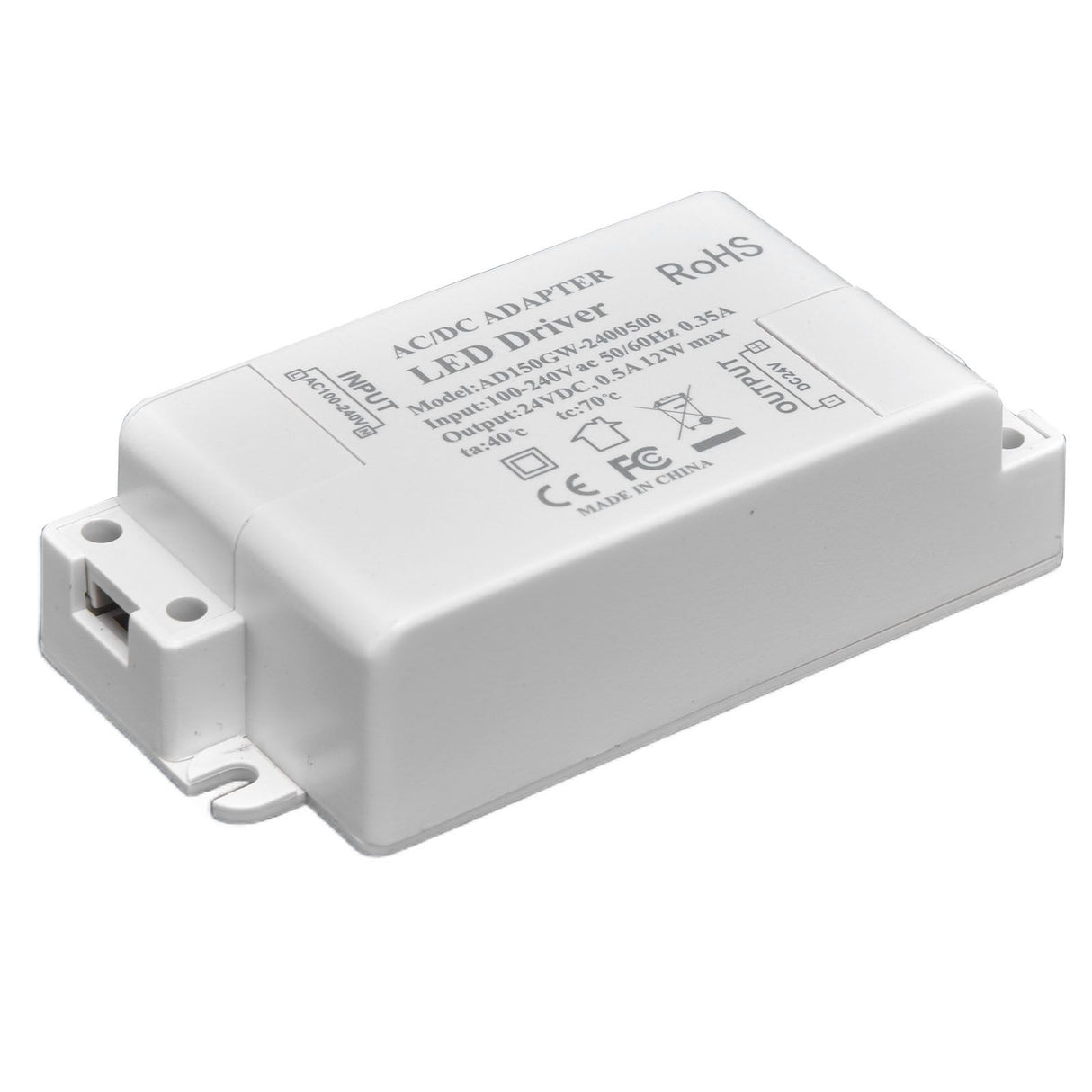 12W LED Driver Low Voltage Constant Current LED Power Supply Transformer for LED Lights