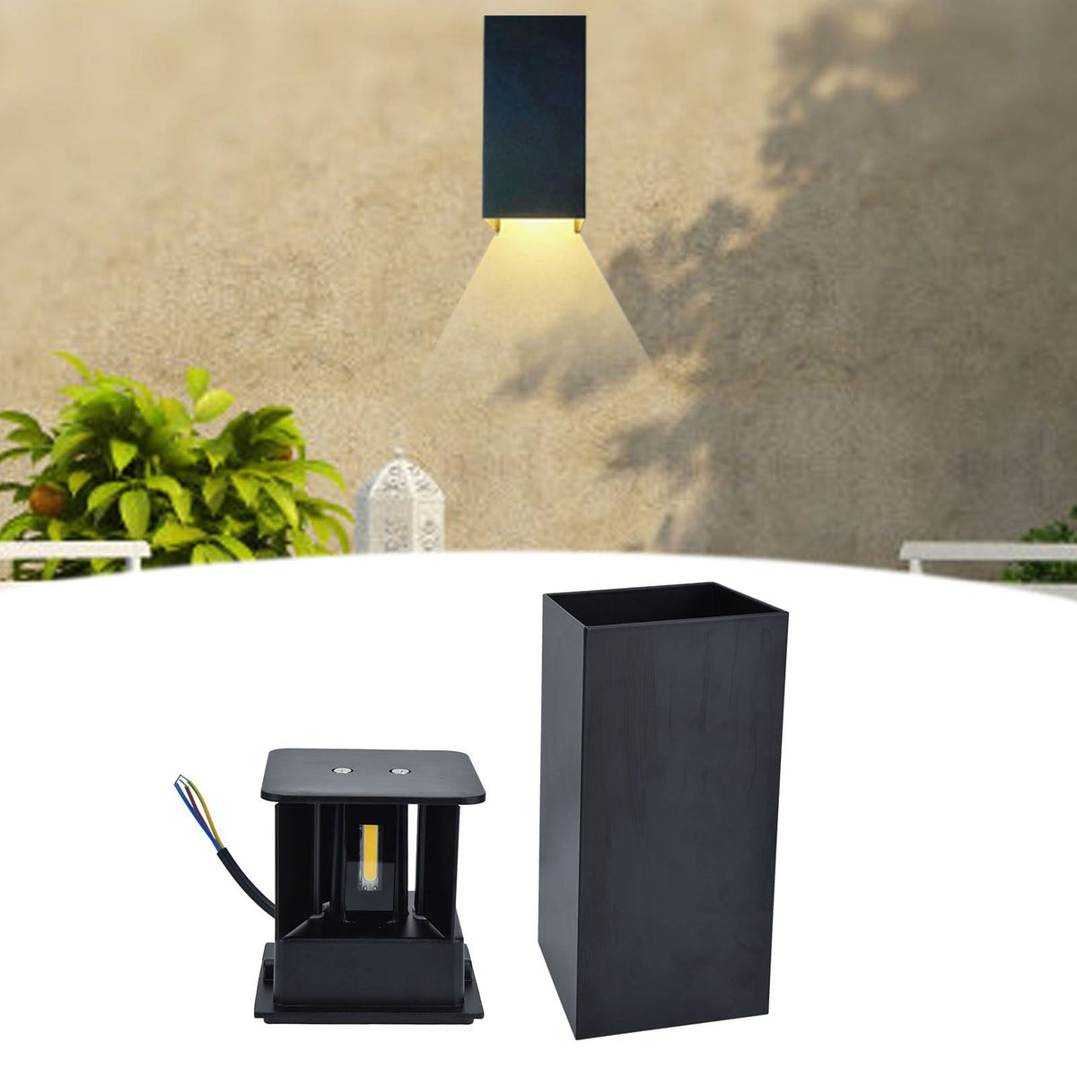 Wall Lamp Corrosion Resistance Beautiful Stylish Gentle Non Glaring LED Wall Sconce