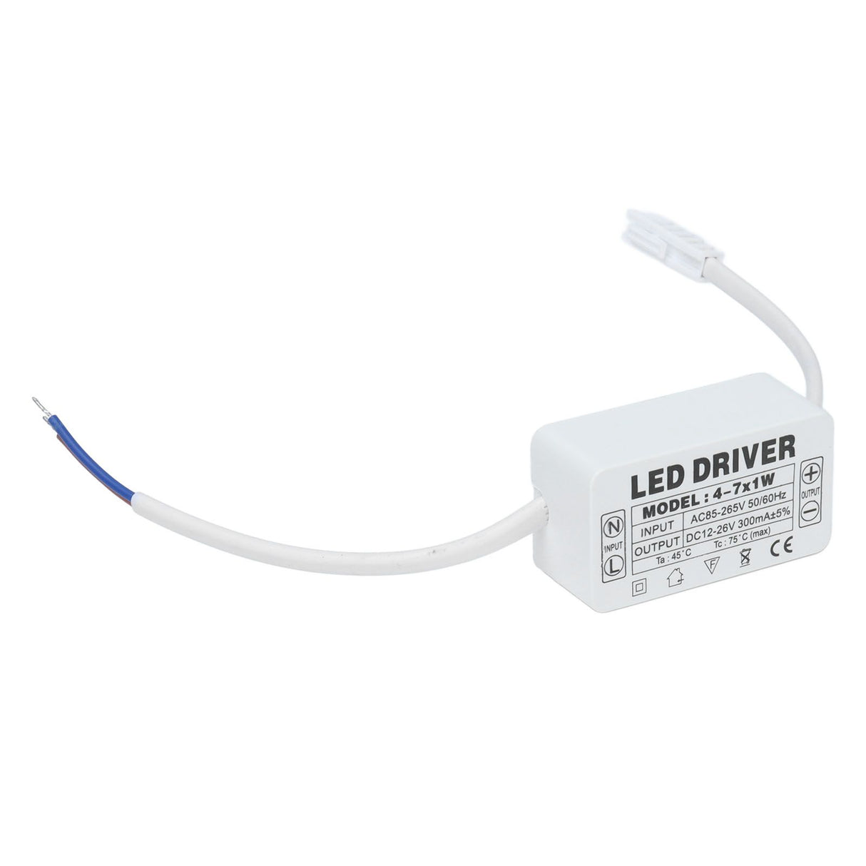 4‑7X1W LED Driver Constant Current 300mA Input AC85‑265V Output DC12‑26V Power Supply Transformer
