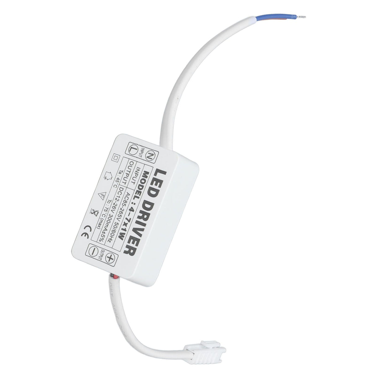 4‑7X1W LED Driver Constant Current 300mA Input AC85‑265V Output DC12‑26V Power Supply Transformer