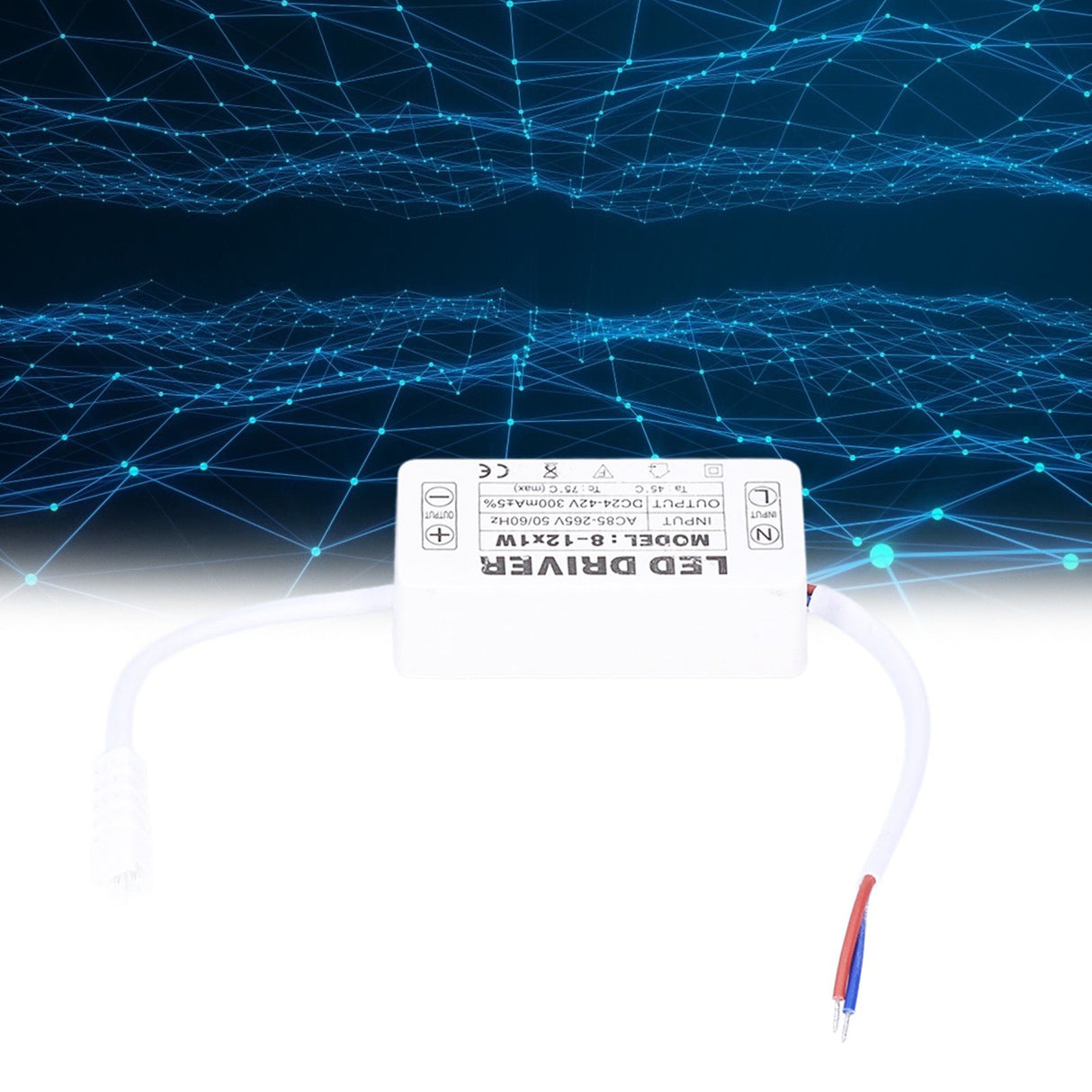 LED Driver 300mA Constant Current Transformer DC24‑42V Lamp Power Supply Driver AC85‑265V