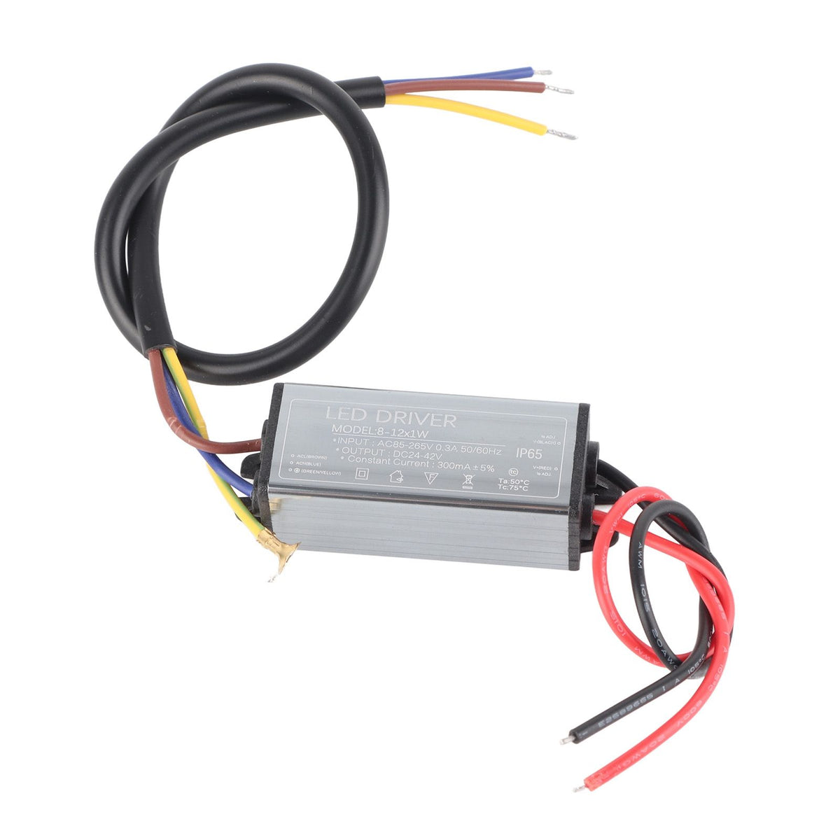 LED Driver 300mA AC95‑265V DC24‑42V Lamp Power Transformer IP65 Waterproof for G4 MR11 MR16 Lights