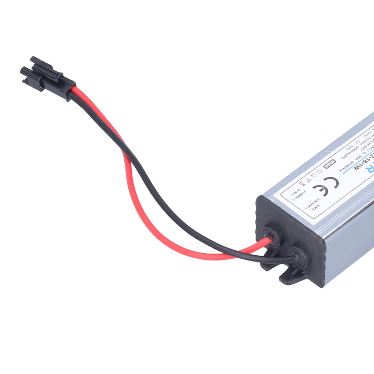 12‑18X1W 300mA LED Driver AC95‑265V/DC36‑63V Waterproof LED Power Driver for LED Light Strips