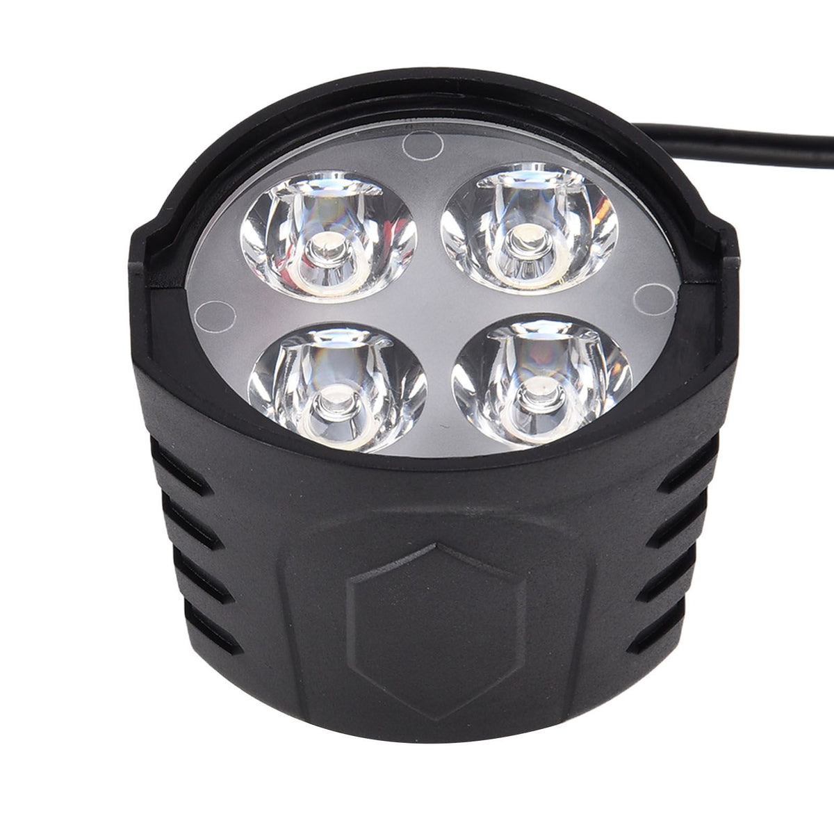 LED Headlights 2 in 1 Motorbike Horn Front Light for Scooter Electric Car Motorcycle 12-80V
