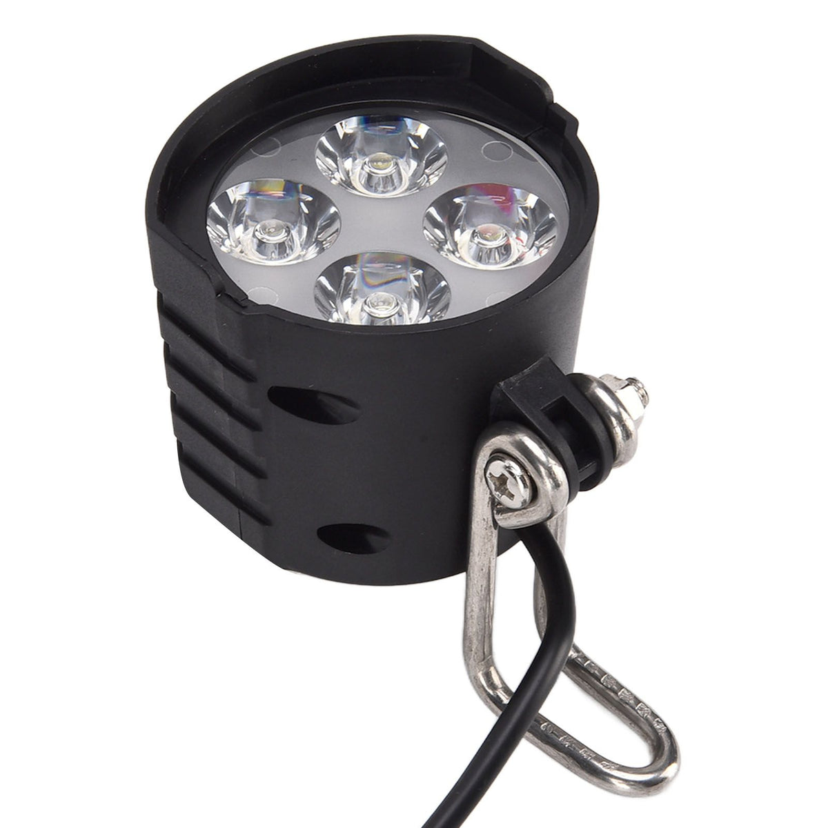 LED Headlights 2 in 1 Motorbike Horn Front Light for Scooter Electric Car Motorcycle 12-80V