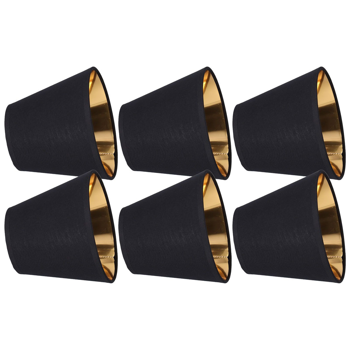 6pcs Lamp Shades Fabric Exquisite Fashion Decorative Chandelier Shades for Candle Light Desk Lamp Crystal Chandelier