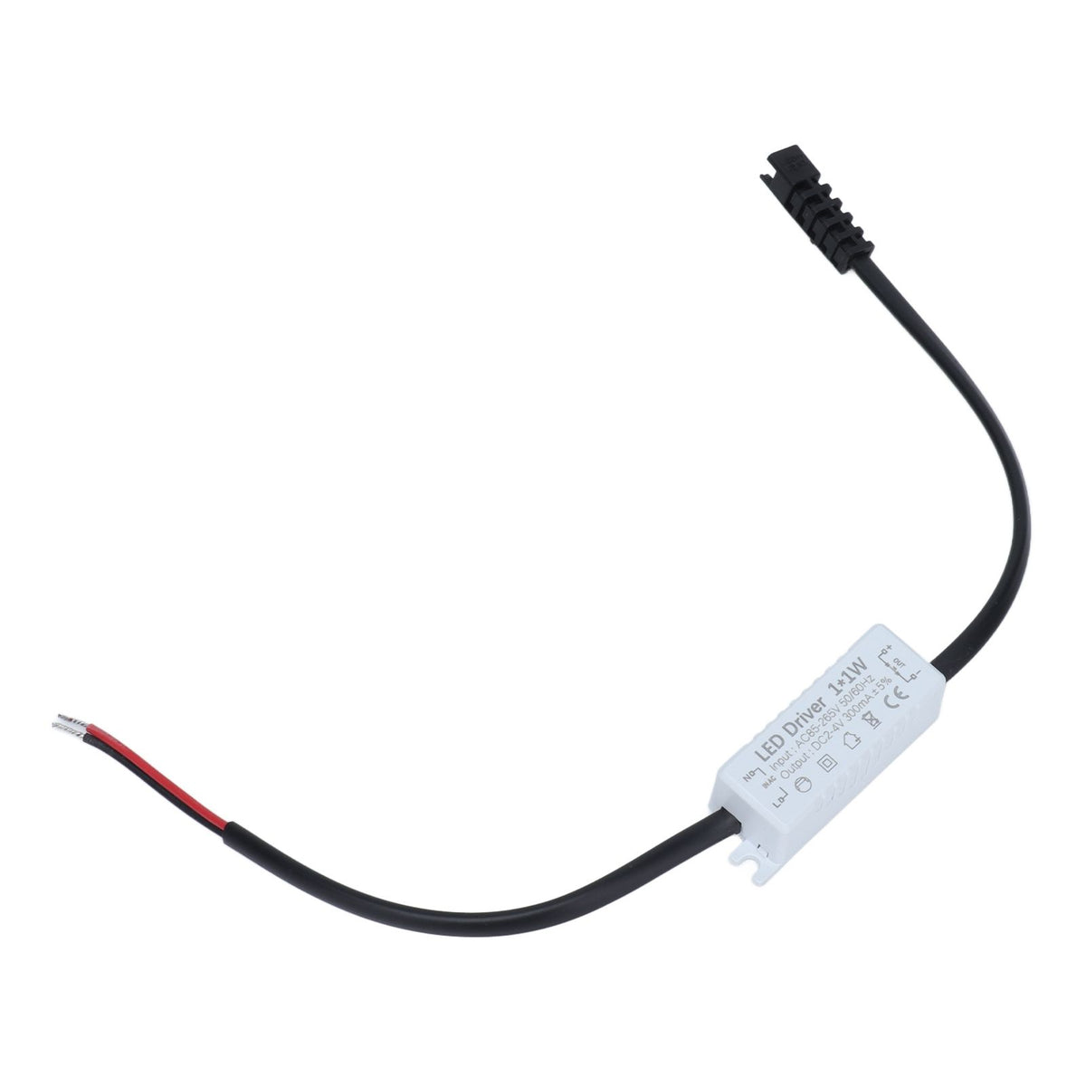 LED Driver 1x1W Power Supply Transformer Adapter AC85‑265V to 2‑4VDC LED Power Driver for LED Light Computer Project