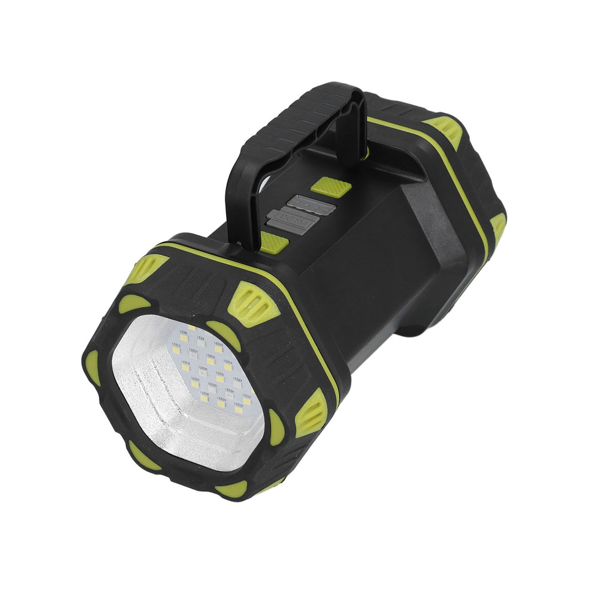 Handheld Flashlight 8 Gears Modes Adjustable Waterproof Rechargeable LED Flashlight with USB Cable for Outdoor Home