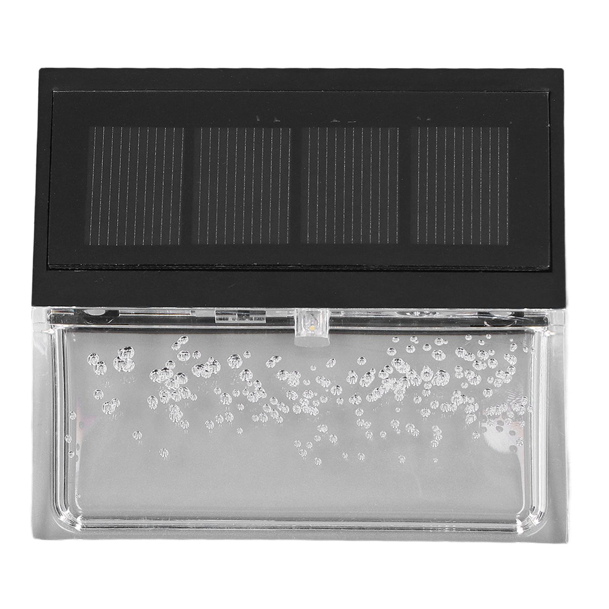 Solar Deck Lights Energy Saving Eco Friendly Warm Light RGB Intelligent Control IP56 Waterproof Fence Lights