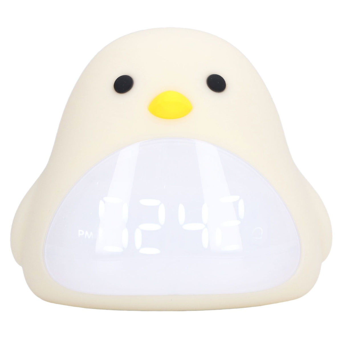 Cute Bird Alarm Clock Light LED Night Lamp USB Charging Cartoon Clock Night Light for Bedroom