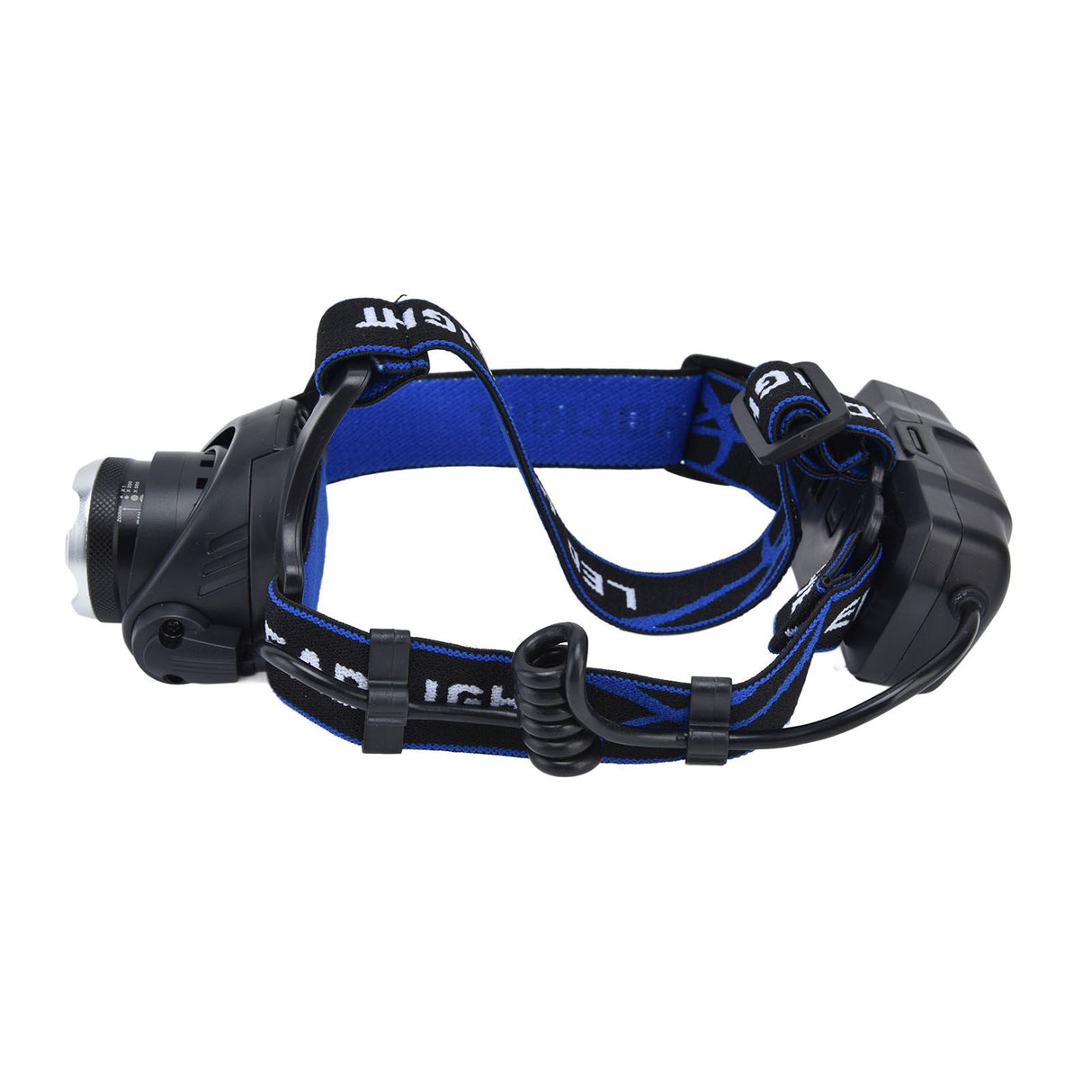 4 in 1 RGBW Focus Headlamp Telescopic Zoom USB Rechargeable Super Bright Headlight for Fishing