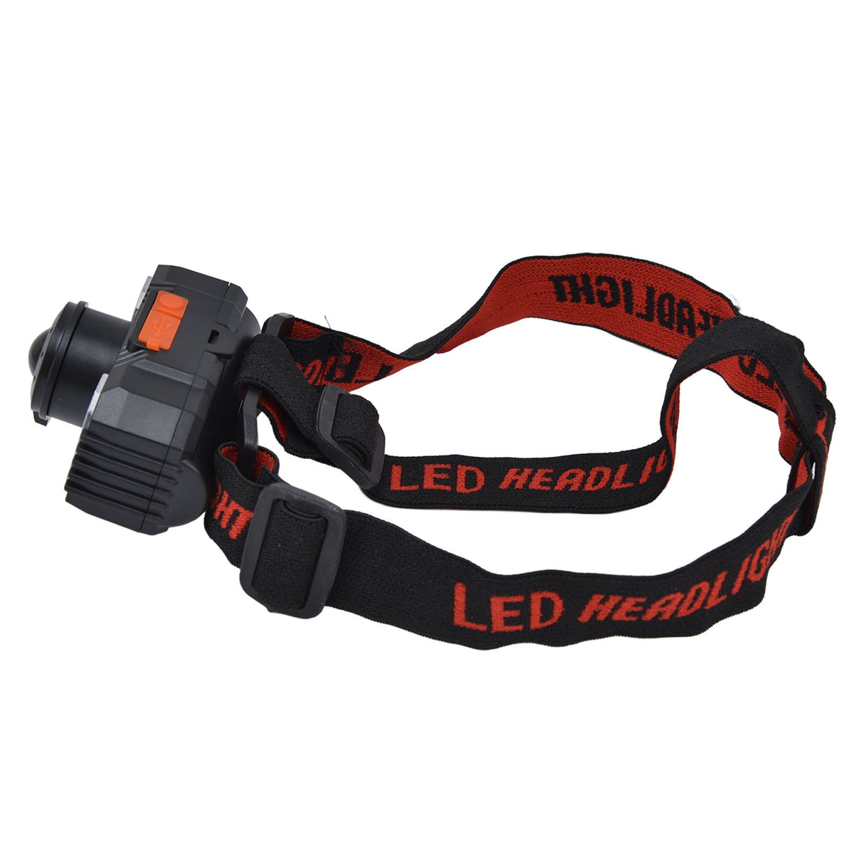 LED Headlight USB Charging Adjustable Zoom Dual Light Sources Waterproof Portable Headlight for Fishing Running