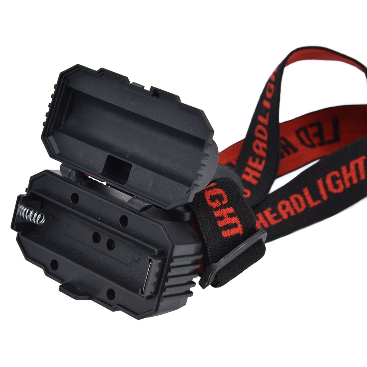 LED Headlight USB Charging Adjustable Zoom Dual Light Sources Waterproof Portable Headlight for Fishing Running