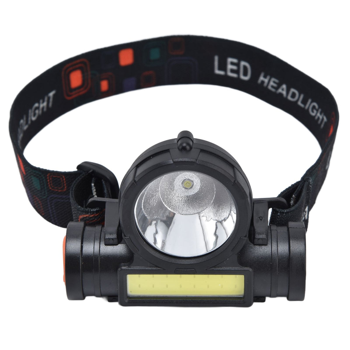 Headlamp LED COB Dual Use Adjustable USB Rechargeable Waterproof LED Headlamp for Outdoor Camping Hunting Fishing