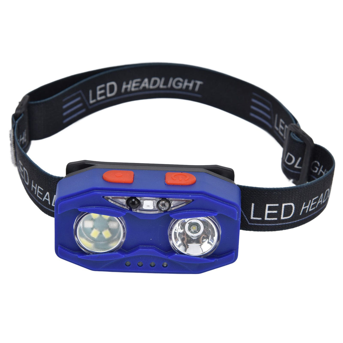LED Headlamp Smart Switch Waving Induction USB Charging Waterproof Dual Light Source Adjustable Headband Light