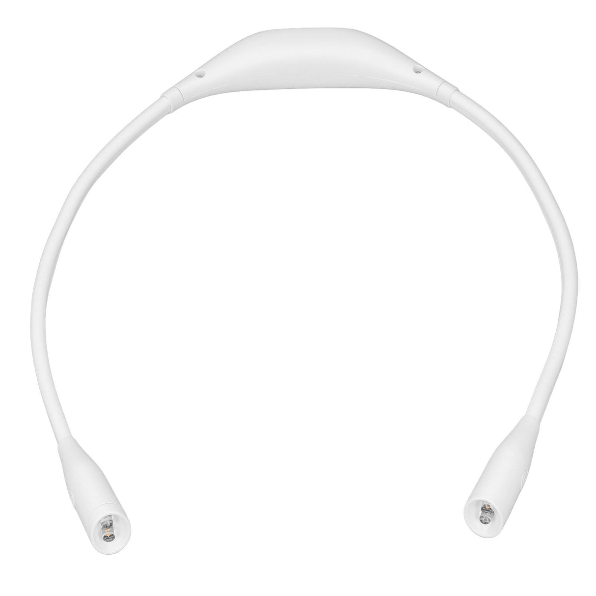 Neck Light USB Rechargeable 3 Brightness Levels 360° Flexible LED Neck Reading Lamp for Running RepairingWhite
