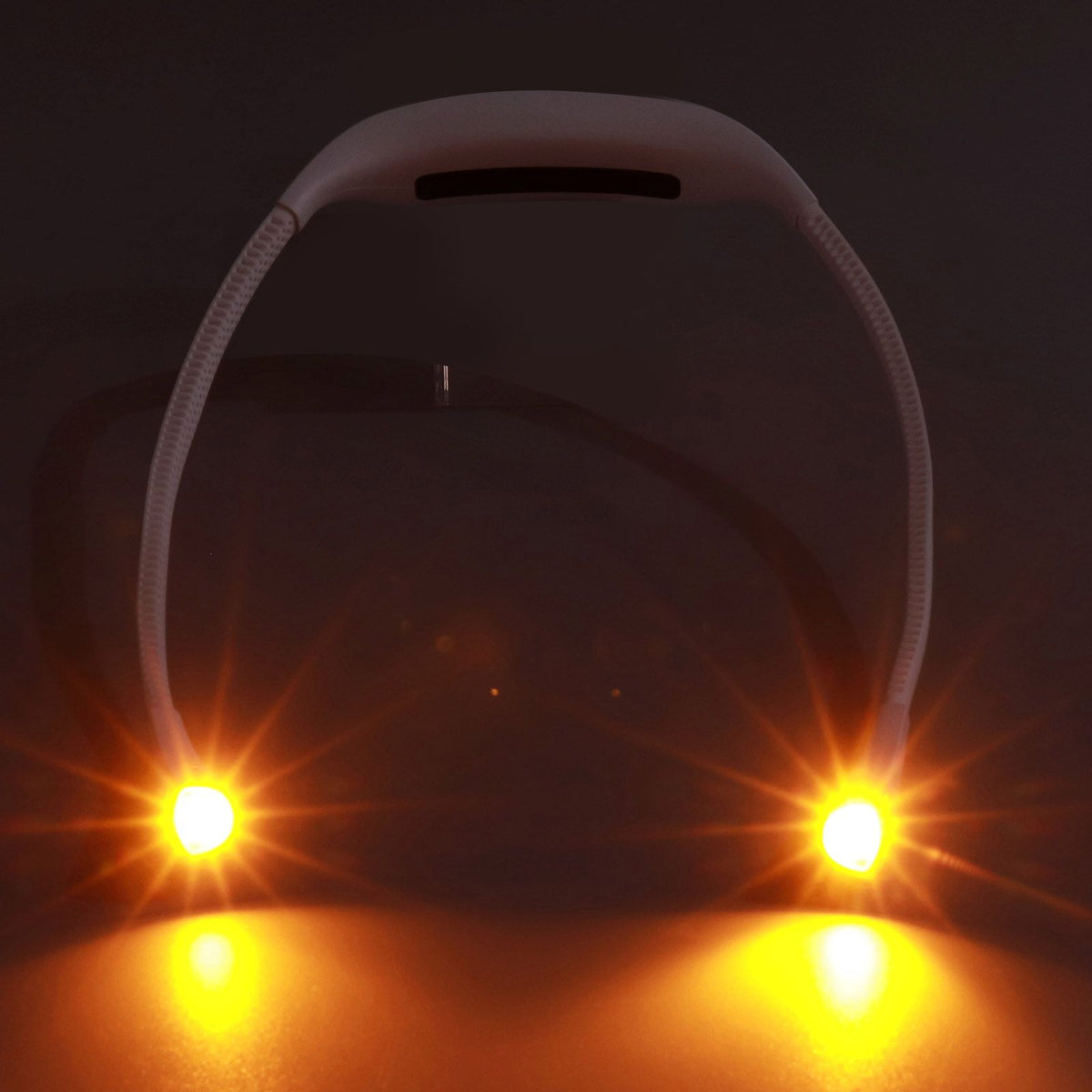 Neck Book Light USB Rechargeable Portable LED Neck Hanging Lamp for Reading RepairmentWhite