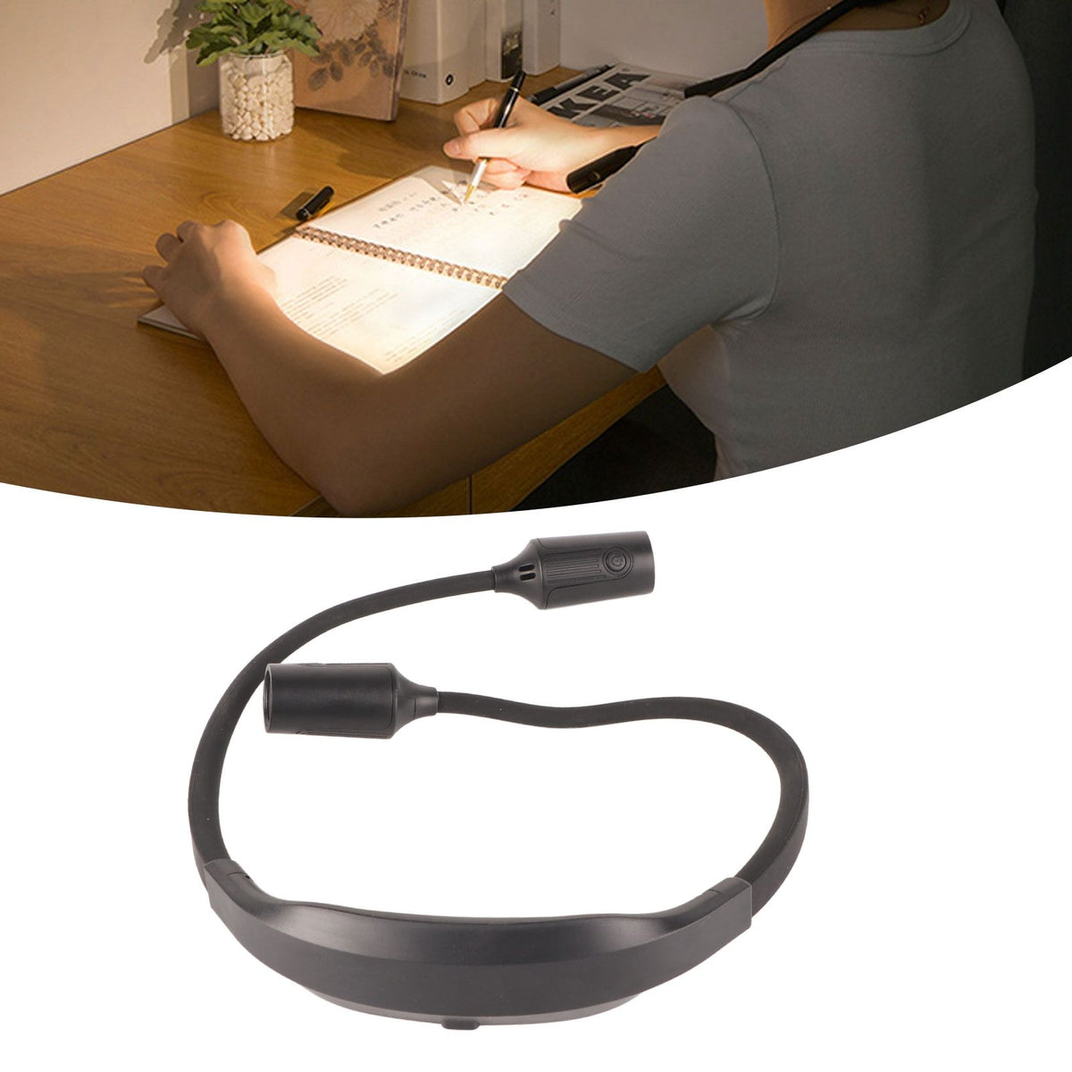 Neck Reading Light Rechargeable Adjustable Portable LED Hanging Neck Light for Reading Outdoor