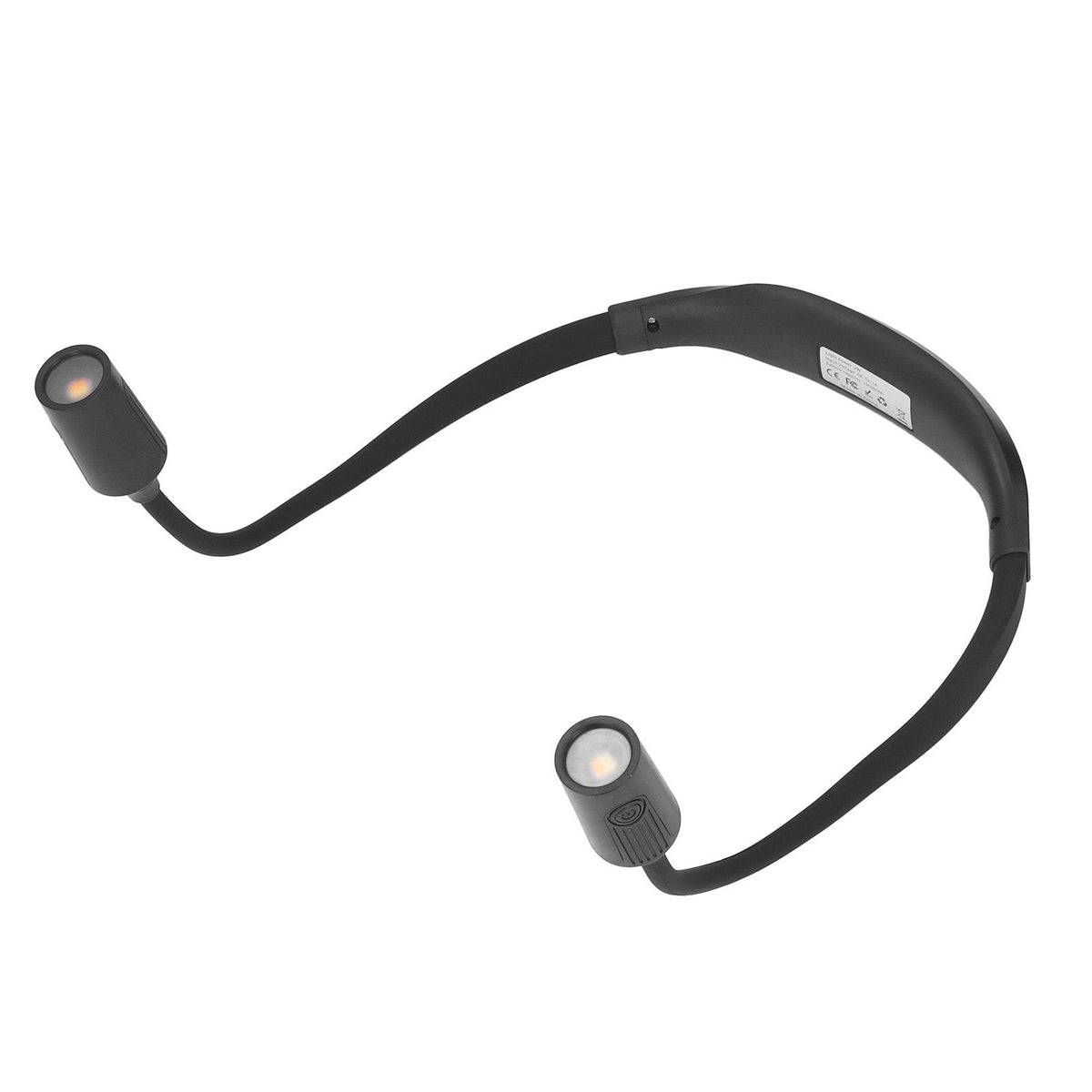 Neck Book Light Type C Charging LED Neck Reading Light with 4 LED Beads and 3 Light Sources for Night Running Camping