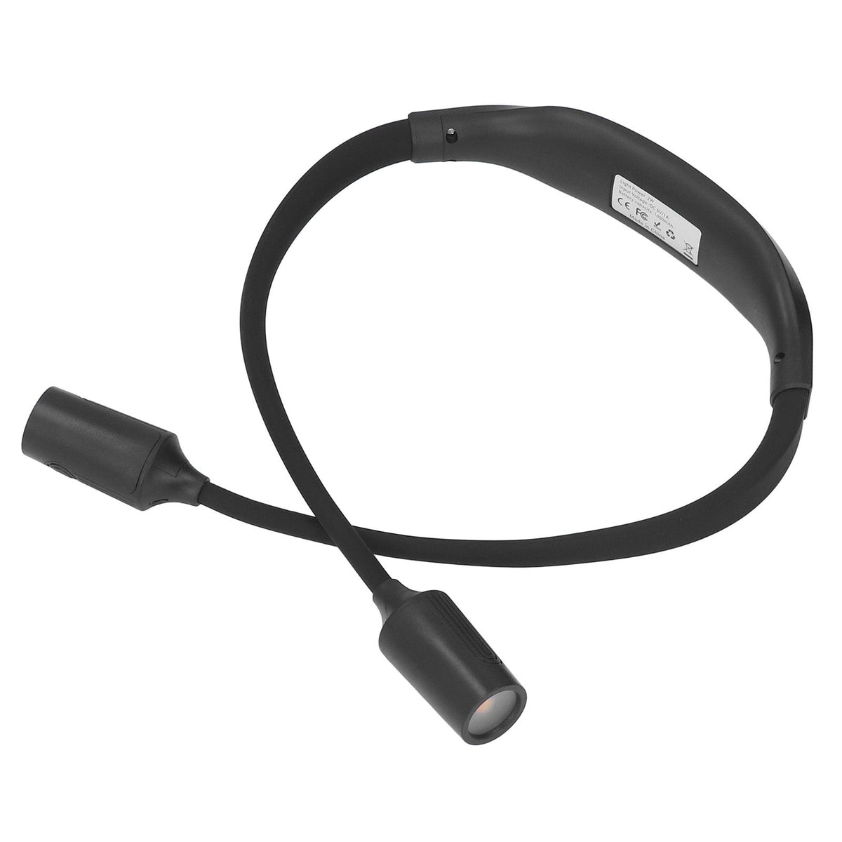 Neck Book Light Type C Charging LED Neck Reading Light with 4 LED Beads and 3 Light Sources for Night Running Camping