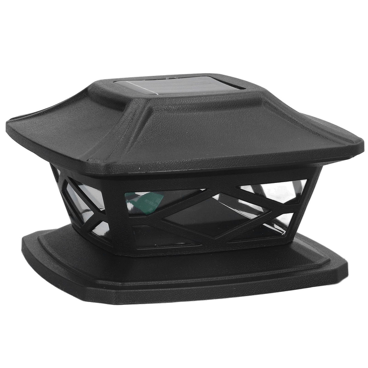 2set Solar Post Lights LED Lamp Beads 2 Color Lighting Rechargeable IP44 Waterproof PC Shell Fence Lights for Outdoor
