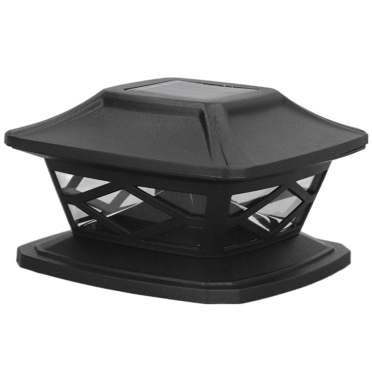 2set Solar Post Lights LED Lamp Beads 2 Color Lighting Rechargeable IP44 Waterproof PC Shell Fence Lights for Outdoor