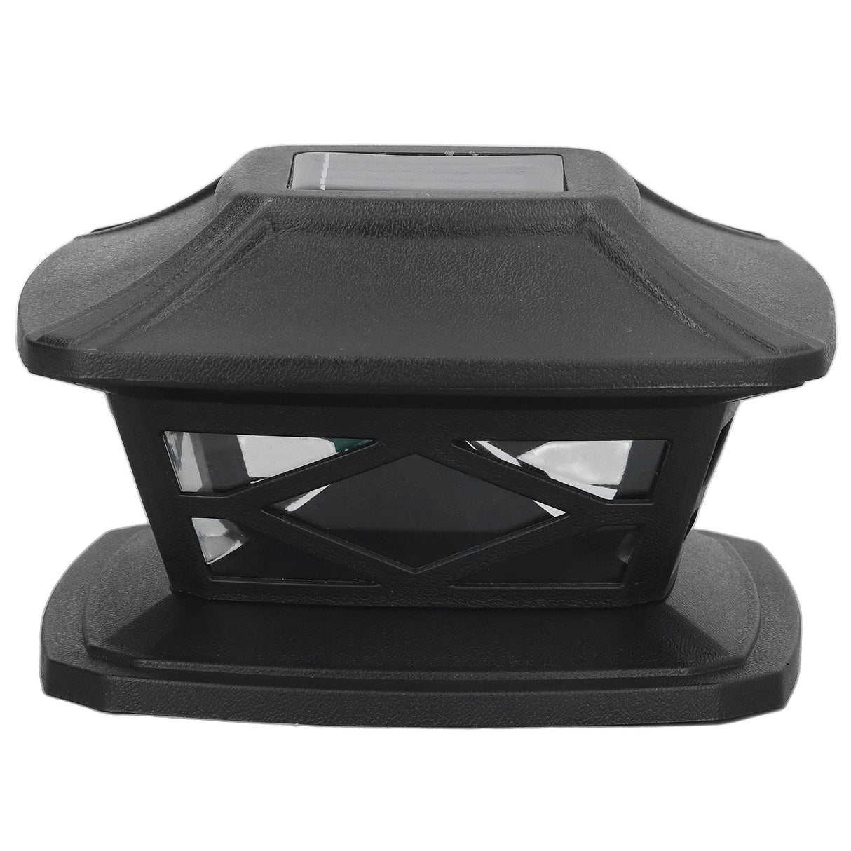 2set Solar Post Lights LED Lamp Beads 2 Color Lighting Rechargeable IP44 Waterproof PC Shell Fence Lights for Outdoor