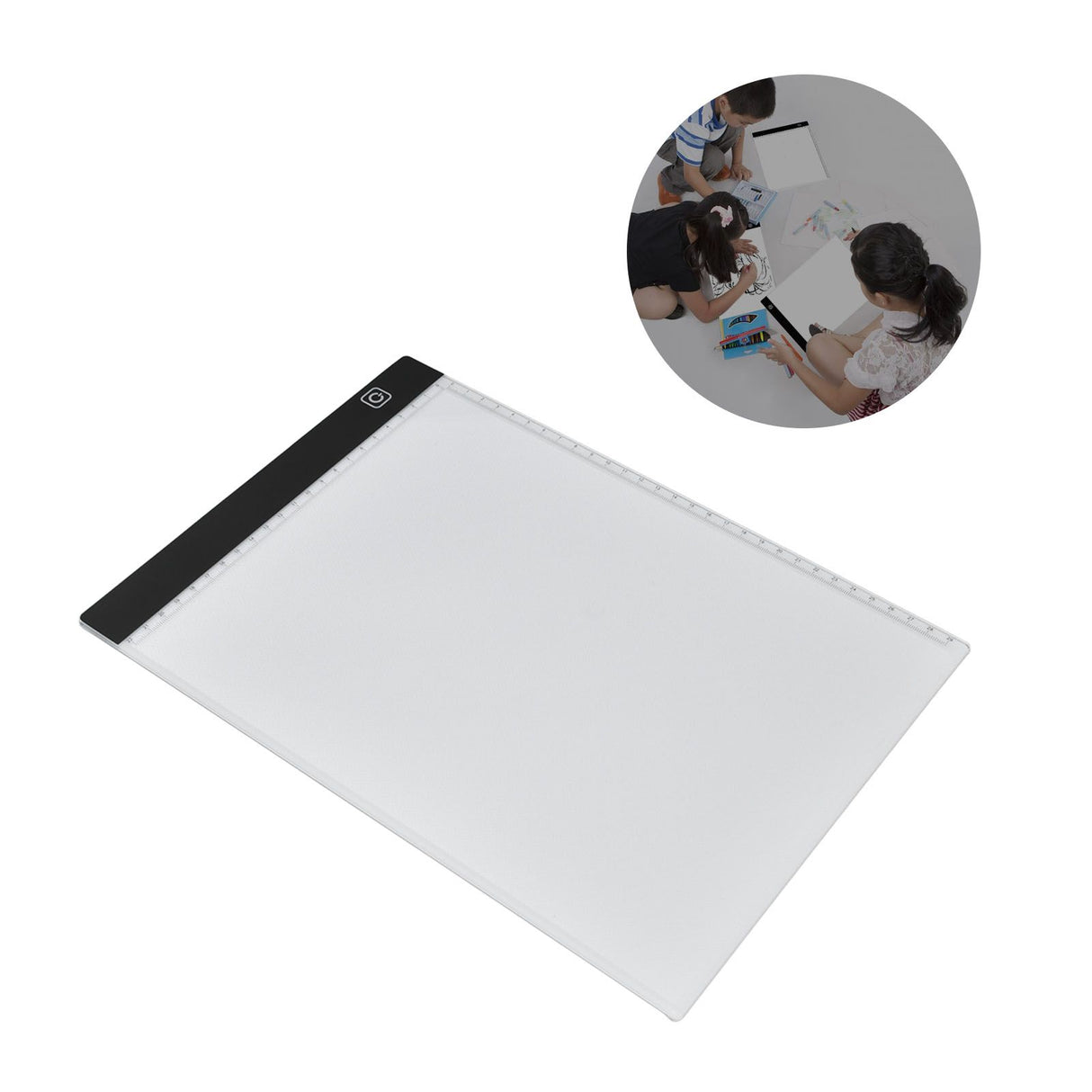 5V USB A4 Copy Board 3 Levels Dimming Touch Control LED Drawing Pad with Scale 300‑350LM